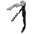 Duo-Lever Corkscrew w/Smart-Kut Two Wheel Foil Cutter & Enamel Handle